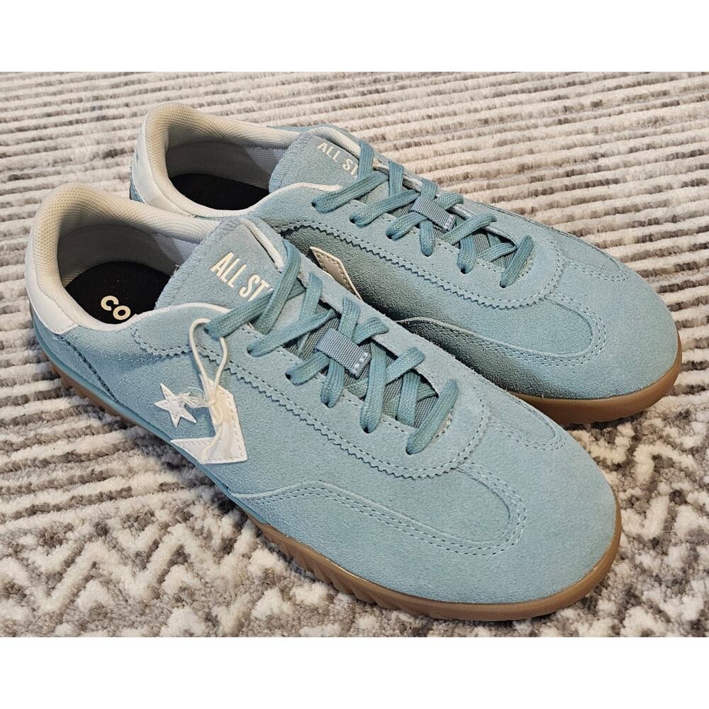 NEW Converse All Star Suede Sneakers Light Blue Women's Size 9 Men's 7.5 - Picture 9 of 10